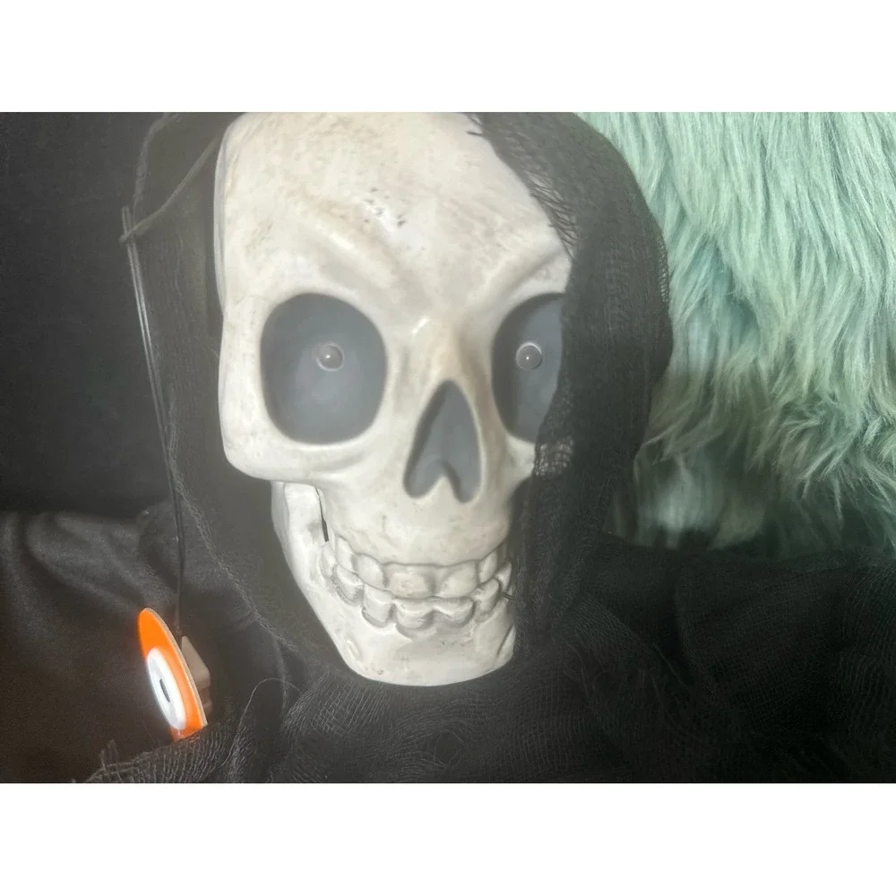 Halloween Shroud Decoration Inside or Outside Battery Operated Grim Reaper